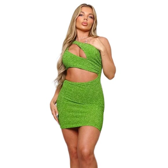 Glimmer Shine CutOut Mini Dress - Picture 1 of 3
